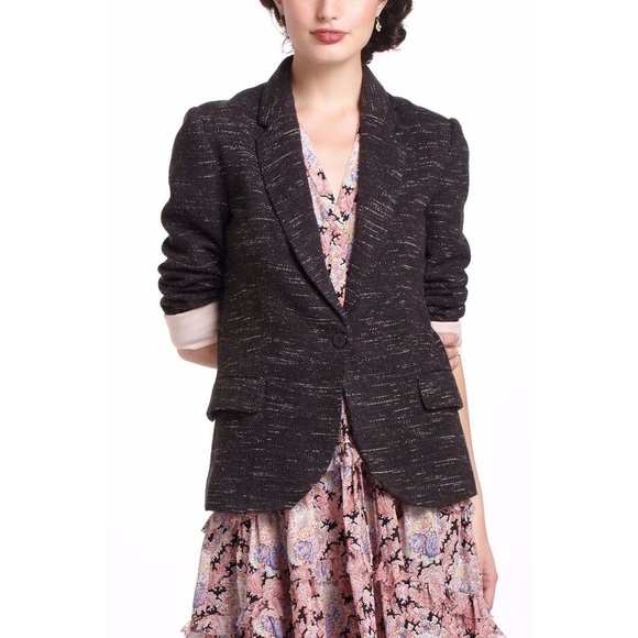 Cartonnier Jackets & Blazers - Cartonnier Anthropologie Black Blazer Jacket Small